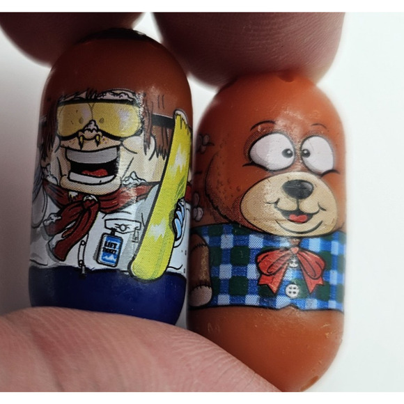 Mighty Beanz LOT OF 14 Frankenstein Unicorn Pirate Monkey Wizard Bear Boxer - Picture 7 of 10